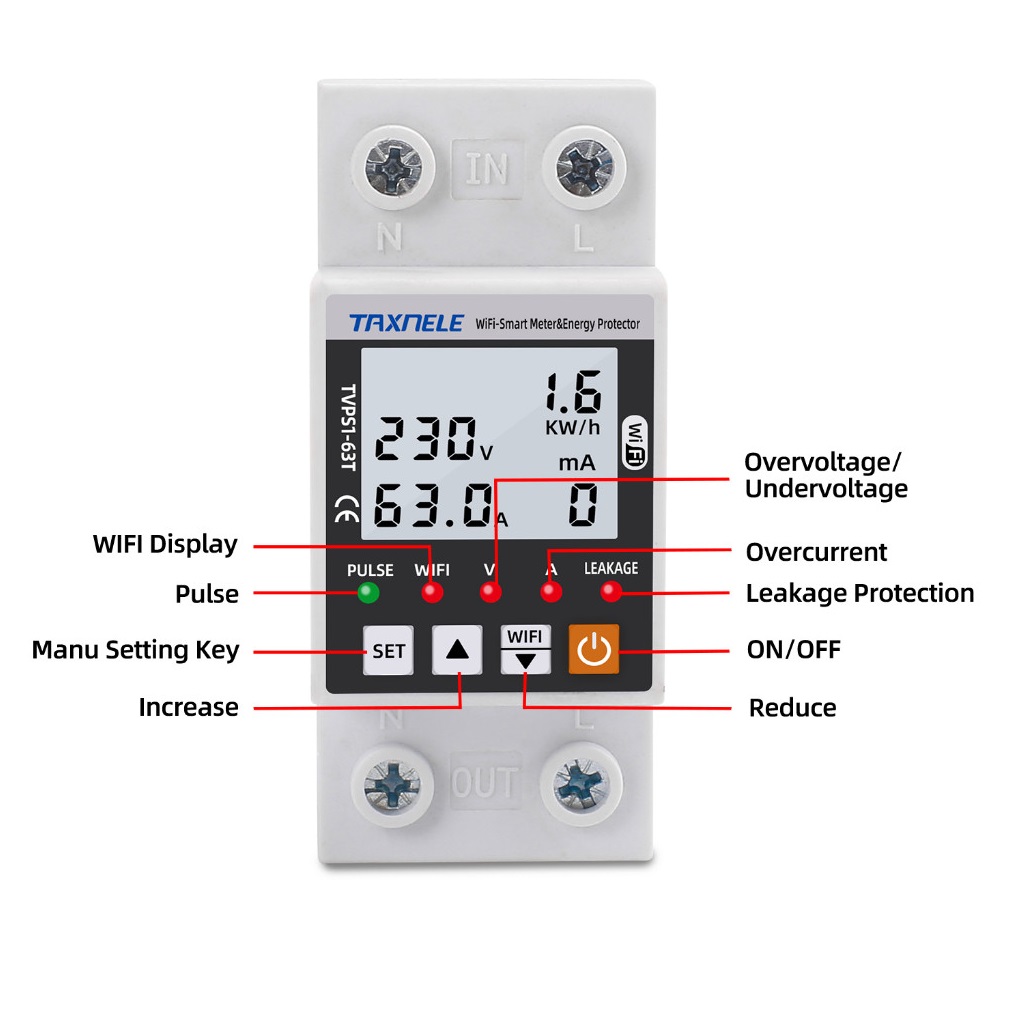 Công Tơ Điện Tử Thông Minh WIFI