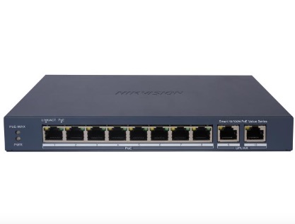 Switch POE (8 Port + 2 Uplink)