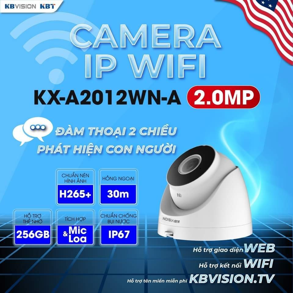 Camera  WIFI 2.0MP (cố định)