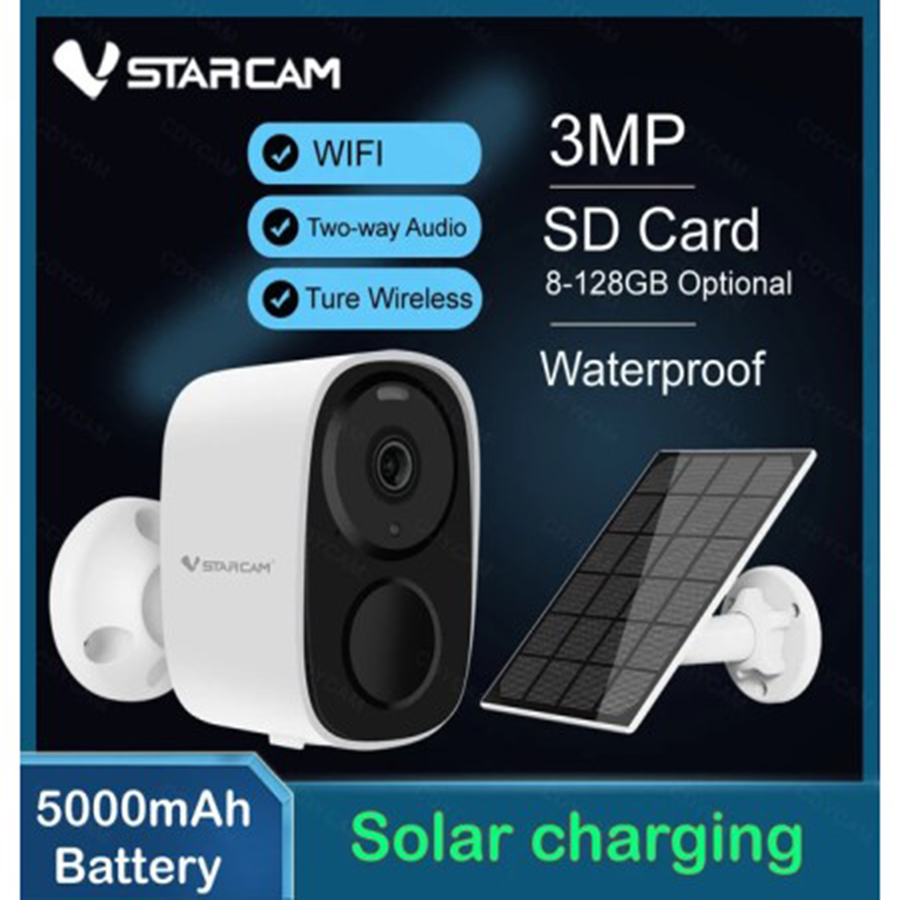 Camera WIFI 3.0MP CB54 Solar Năng Lượng